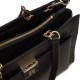 2000589901 Γυναικεία τσάντα τετράγωνη tommy hilfiger χεράκια μαύρη
