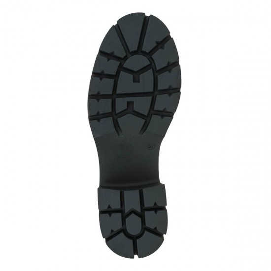 2000594501 Γυναικείο δίπατο loafers mocassins λουστρίνι μαύρο