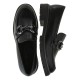 2000599201 Γυναικείο marco tozzi loafers mocassins χωστό λουστρίνι μαύρο
