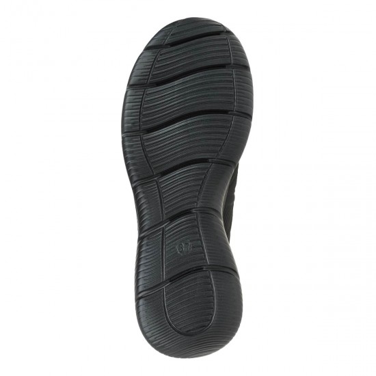 2000599601 Γυναικείο αθλητικό tamaris comfort sneakers lait sola δετό μαύρο/μαύρο
