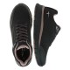 2000599901 Γυναικείο αθλητικό tamaris sneakers lait sola δετό μαύρο/σομόν