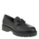 2000600001 Γυναικείο χαμηλό tamaris loafers mocassin δέρμα μαύρο