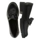 2000600001 Γυναικείο χαμηλό tamaris loafers mocassin δέρμα μαύρο