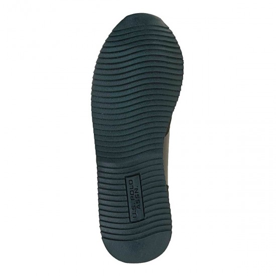 2000601601 Ανδρικό αθλητικό us polo assn sneakers δετό μαύρο/γκρί