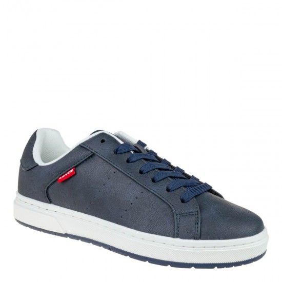 2000605803 Ανδρικό αθλητικό levis sneakers δετό μπλέ/λευκό