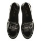 2000613101 Γυναικείο loafers mocassins  χωστό λουστρίνι μαύρο