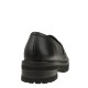 2000613102 Γυναικείο loafers mocassins  χωστό μάτ μαύρο