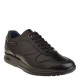 2000618505 Ανδρκό αθλητικό callagHan sneakers δετό δέρμα μαύρο