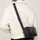 2000621501 Γυναικείο τσαντάκι ώμου μικρή tommy hilfiger jeans μαύρο