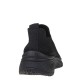 2000624801 Γυναικείο αθλητικό sneakers χωστό μαύρο/μαύρο