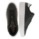 2000630701 Ανδρικό αθλητικό tommy hilfiger jeans sneakers δετό μαύρο/λευκό