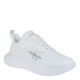 2000634103 Γυναικείο αθλητικό calvin kiein jeans sneakers λευκό/λευκό