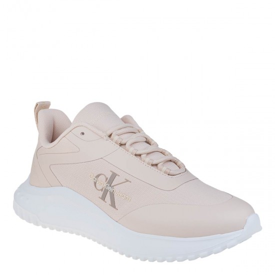 2000634105 Γυναικείο αθλητικό calvin kiein jeans sneakers ρόζ/λευκό