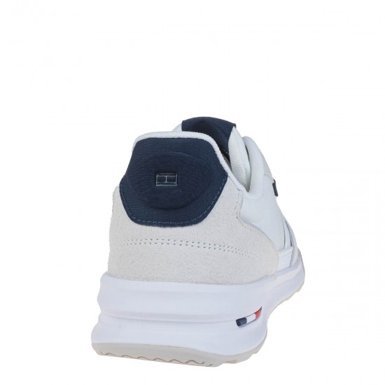 2000634202 Ανδρικό αθλητικό tommy hilfiger sneakers λευκό