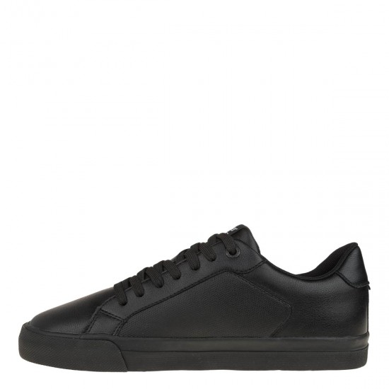 2000637802 Ανδρικό αθλητικό s. oliver sneakers cazual δετό μαύρο/μαύρο