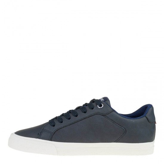 2000637804 Ανδρικό αθλητικό s. oliver sneakers cazual δετό μπλέ/λευκό