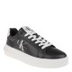 2000639002 Γυναικείο αθλητικό calvin klein jeans sneakers ck δετό μαύρο/λευκό