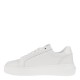 2000639003 Γυναικείο αθλητικό calvin klein jeans sneakers ck δετό λευκό/λευκό
