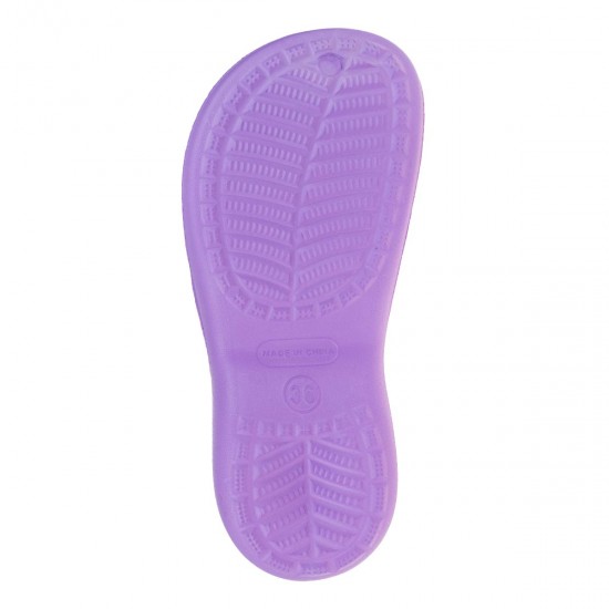 2000639606 Γυναικεία παντόφλα flatform cubanitas καουτσούκ μώβ