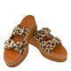 2000641903 Γυναικεία flatforms sandals  δίπατο μεσαίο τοκάδες leopard