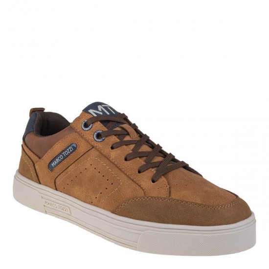 2000642001 Ανδρικό αθλητικό marco tozzi sneakers δετό ταμπά