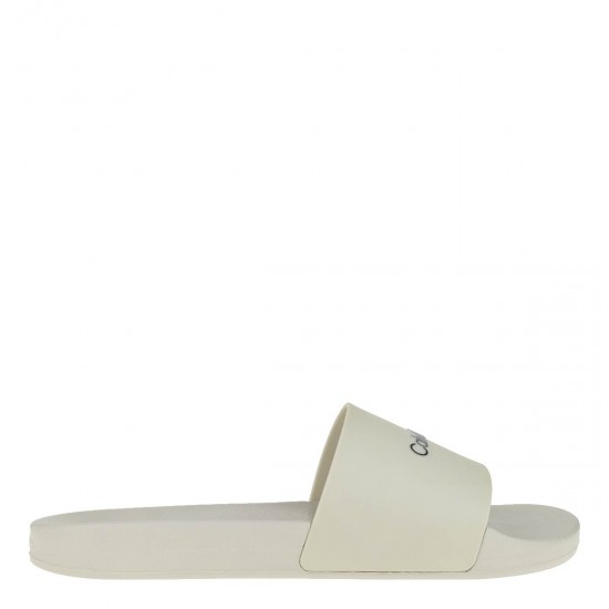 2000643004 Ανδρική σαγιονάρα ck φάσα calvin klein slide λάστιχο μπέζ