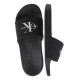 2000647001 Γυναικεία σαγιονάρα φάσα calvin klein jeans slide πανί μαύρη