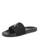 2000647001 Γυναικεία σαγιονάρα φάσα calvin klein jeans slide πανί μαύρη