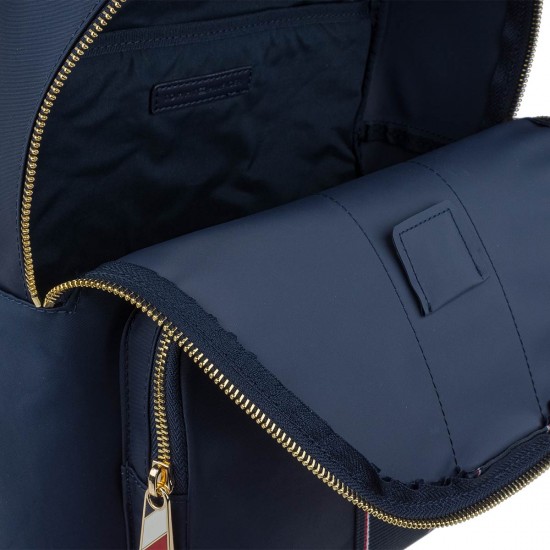2000647401 Γυναικεία τσάντα πλάτης tommy hilfiger backpack nylon μπλέ
