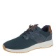 2000652301 Ανδρικό αθλητικό marco tozzi sneakers δετό μπλέ/καφέ