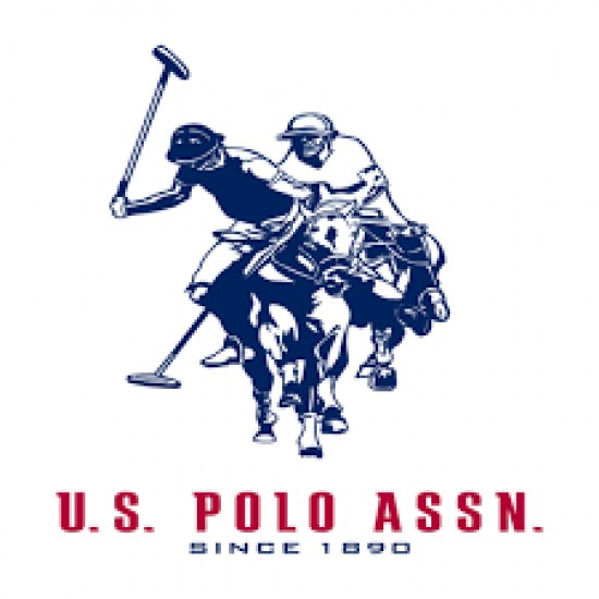 2000653201 Ανδρικό αθλητικό u.s.polo assn sneakers δετό λευκό/μαύρο