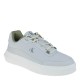 2000657101 Ανδρικό αθλητικό calvin klein jeans sneakers δετό γκρί/λαδί