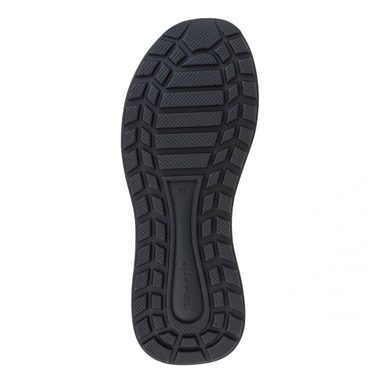 2000655902 Γυναικείο σανδάλι χαμηλό πέδιλο tamaris flatform μαύρο