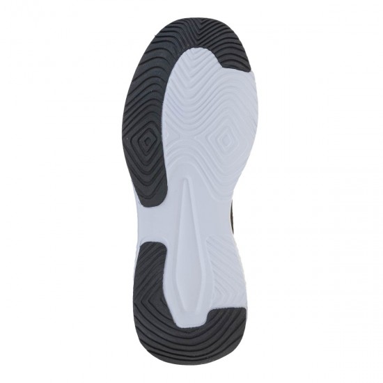 2000671501 Ανδρικό αθλητικό sneakers δετό μαύρο/λευκό