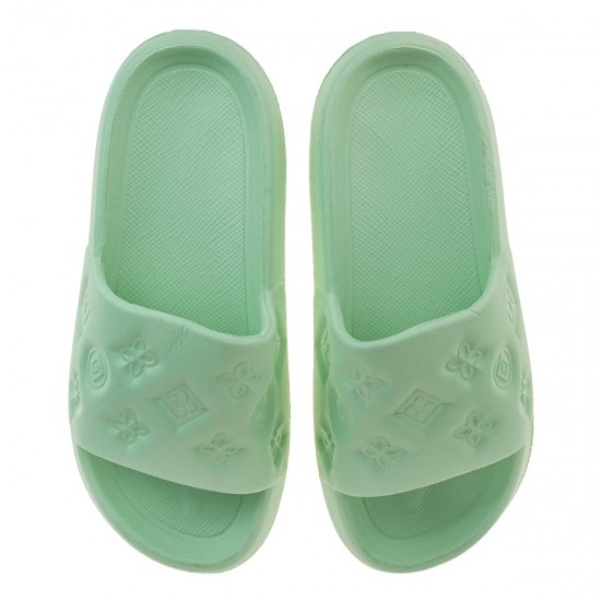 2000676003  Γυναικεία σαγιονάρα δίπατη slide eva φάσα comfort βεραμάν(μέντα)