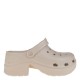 2000677102 Γυναικεία παντόφλα flatform τακούνι cubanitas καουτσούκ μπέζ