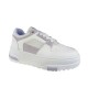 2000681002 Γυναικείο αθλητικό sneakers δετό δίπατο λευκό/μώβ