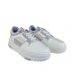 2000681002 Γυναικείο αθλητικό sneakers δετό δίπατο λευκό/μώβ