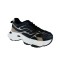 2000681101 Γυναικείο αθλητικό sneakers δετό μαύρο/ασημί