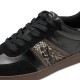 2000682901 Γυναικείο αθλητικό tamaris sneakers δετό μαύρο snake