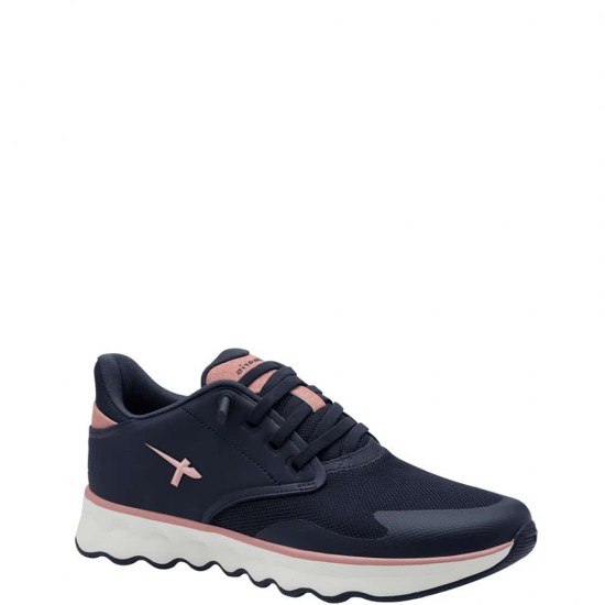 2000683002 Γυναικείο αθλητικό  tamaris  sneakers δετό μπλέ