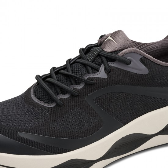 2000684501 Γυναικείο αθλητικό tamaris sneakers δετό μαύρο/μπέζ