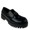 2000688301 Γυναικείο chunky loafer δίπατο φλωρεντίκ μαύρο