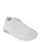 2000688801 Γυναικείο αθλητικό sneakers αερόσολα δετό λευκό