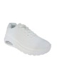 2000688801 Γυναικείο αθλητικό sneakers αερόσολα δετό λευκό