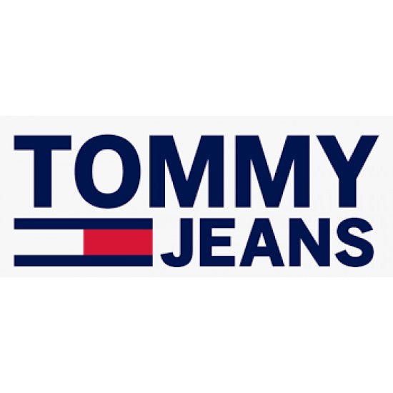 2000689901 Ανδρικό αθλητικό tommy hilfiger jeans sneakers δετό μαύρο