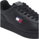 2000690201 Ανδρκό αθλητικό tommy hilfiger jeans δετό μαύρο/μαύρο