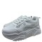3000000501 Γυναικείο αθλητικό sneakers δετό λευκό
