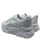 3000000501 Γυναικείο αθλητικό sneakers δετό λευκό