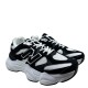 3000000801 Γυναικείο αθλητικό sneakers δετό μαύρο/λευκό